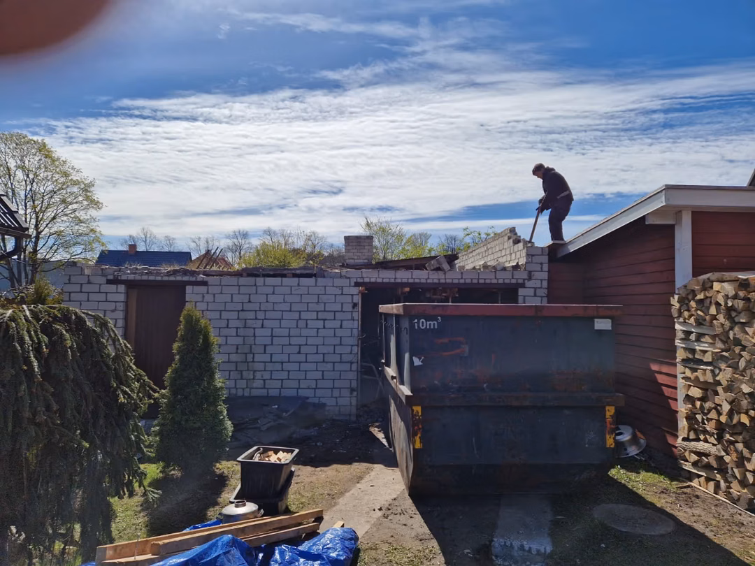 Kõrvalhoone lammutus ja ehitus — foto 8