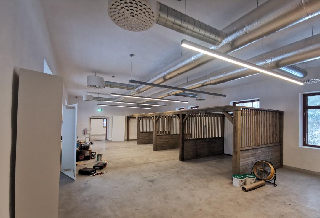 Alatskivi loss sisekrohvimine ja lubivärvimine — foto 5
